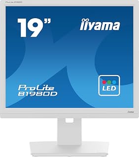 iiyama Prolite B1980D 48 cm weiß 19''/1280x1024/DVI/VGA/swivel/höv