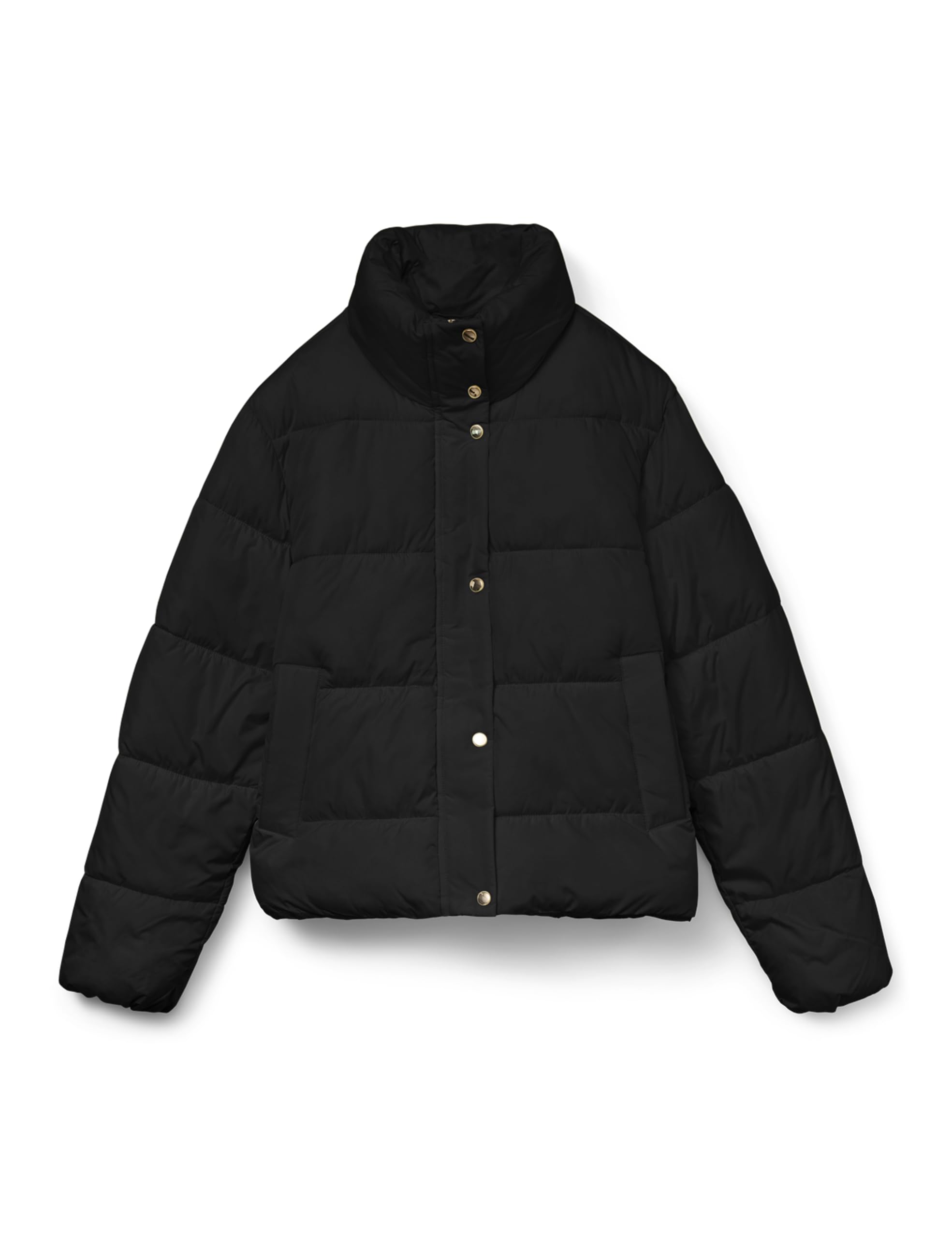 VERO MODA Women's Vmmaggy Ga Boo Short Jacket Quilted, Black, S