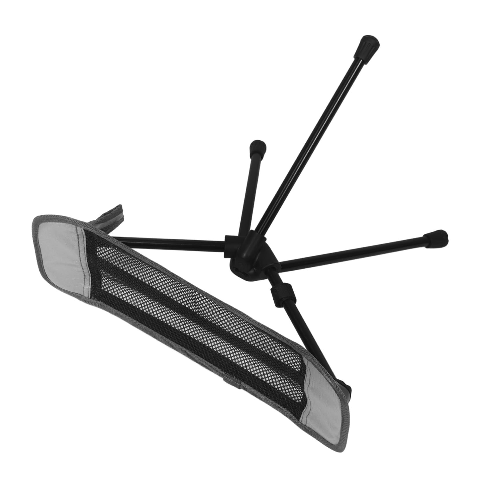 Mikikit Portable Outdoor Footrest Lightweight Folding Camping Chair Foot Rest Mechanism Ergonomic Design for Fishing Hiking BBQ and