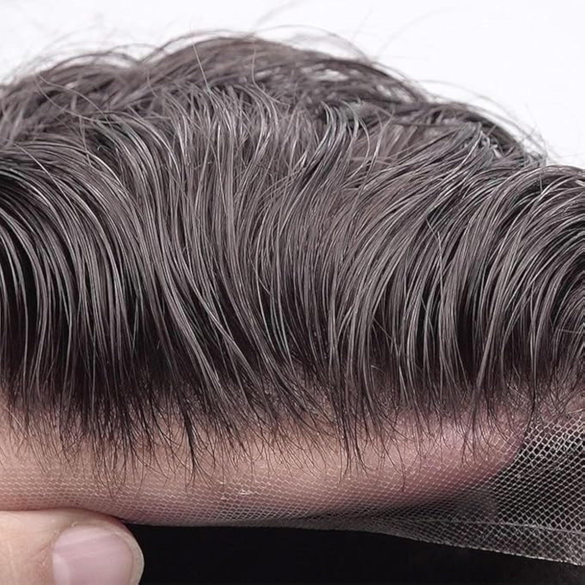 Men's Q6 Hair Patch, 100% Human Hair Toupee