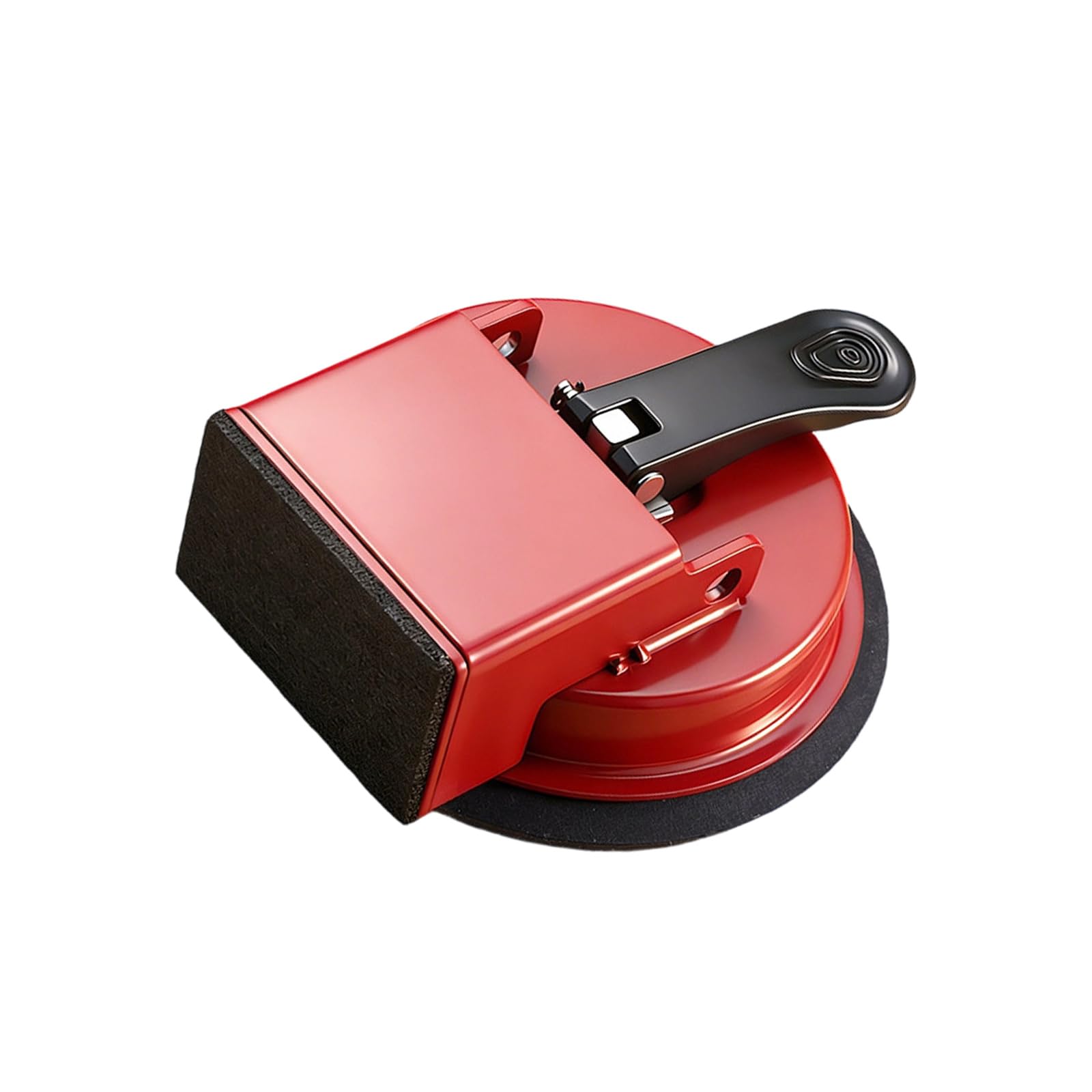 Cazstyk Red Professional 120Mm Diameter Flooring Suction Cup With Ergonomic Handle For Effortless Wood And Tiles Repairs Floor Board Adjuster Tool