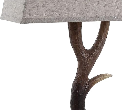 Miniatura 6 de JONATHAN Y JYL6306A - Lámpara de mesa LED de resina rústicacristal de 29.5 pulgadas, lámpara de mesa tradicional de mesita de noche para dormitorio,