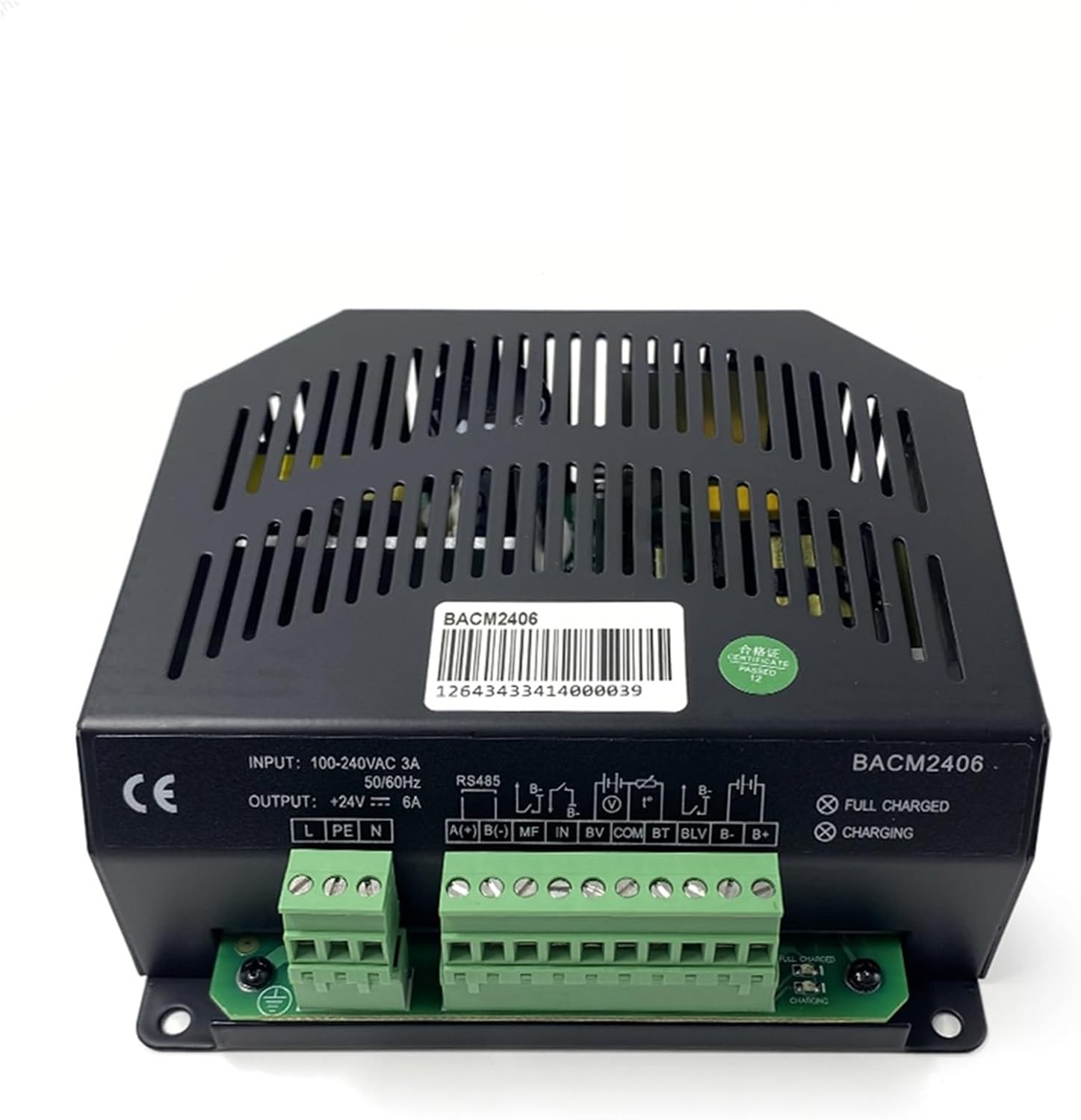 BACM2406 Float Charge 24V 6A Battery Charger BACM1206 12V 6A Diesel Generator Lead Acid Battery with R485(BACM1206)