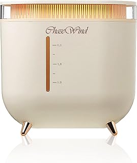 ChaseWind Humidifiers for Bedroom, Double Spray Humidifier with Night Light, 2L Portable Cool Mist Humidifier, Mini Humidifier with Adjustable Mist Nozzle, Super Quiet and Auto-shut off