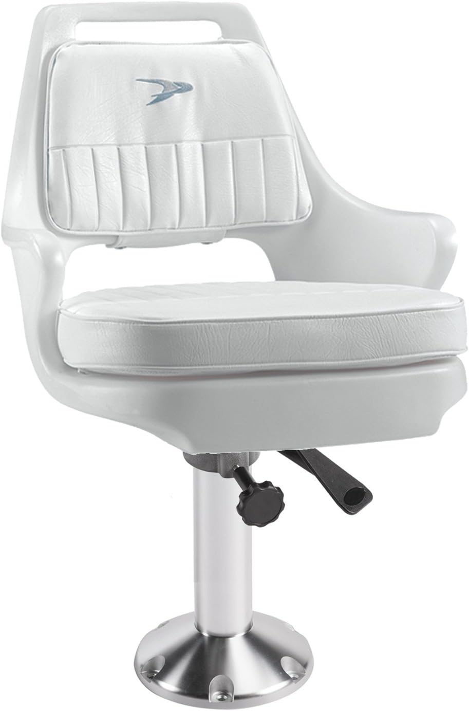 Wise Seats Pilot Chair Package With Arm Rests No Slide W/15" Ped&Cushin