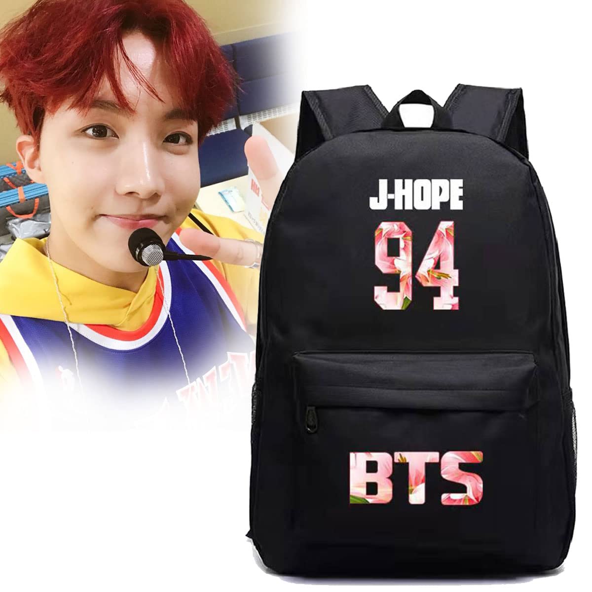 Kpop JHope Backpacks for Girls K pop Merch Merchandise JIMIN V J HOPE SUGA Jung Kook School Bags