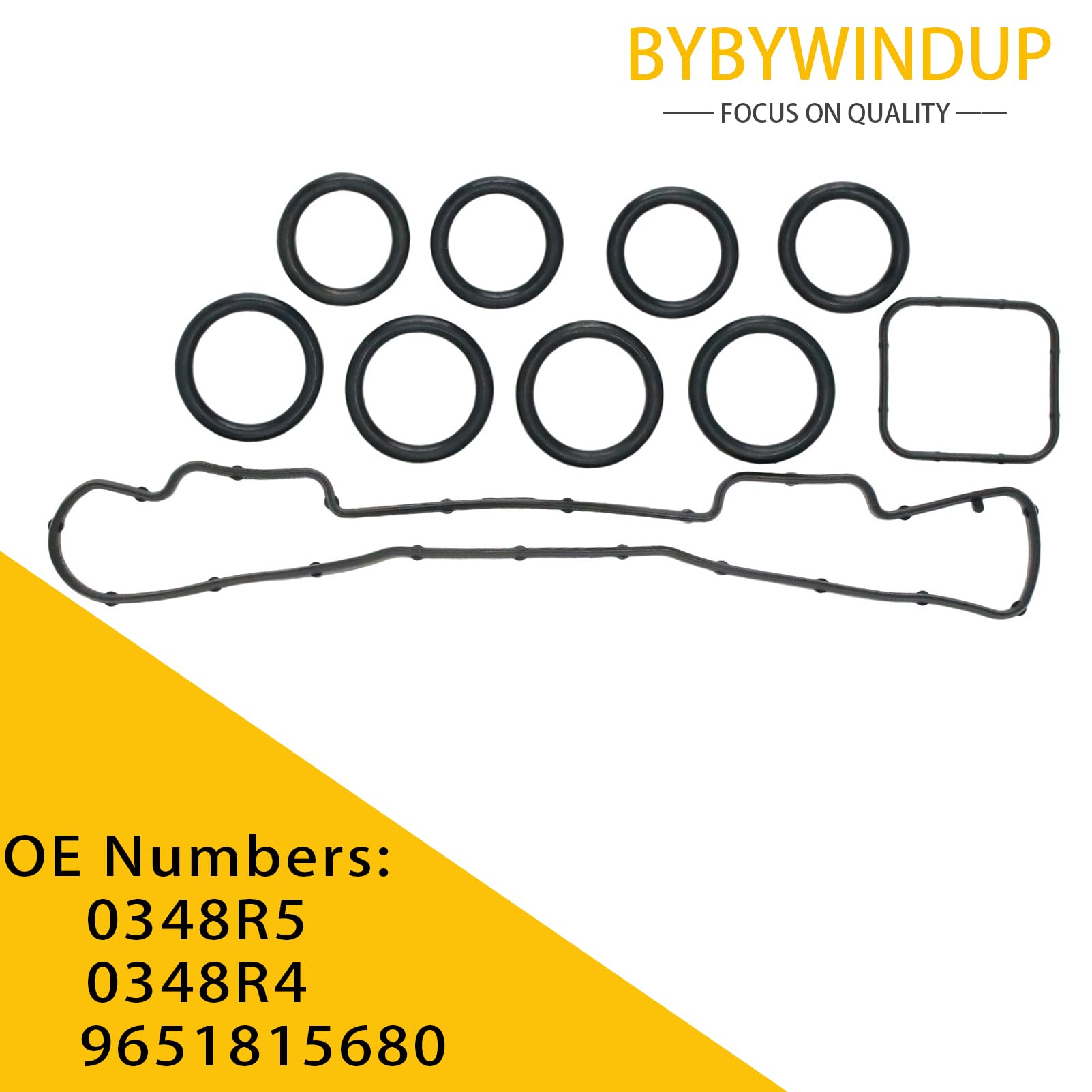 Kit guarnizione collettore di aspirazione compatibile C2 C3 C4 C5 Jumpy Berlingo 1007 206 207 307 308 3008 407 508 5008 Partner Expert 0348R5 0348R4