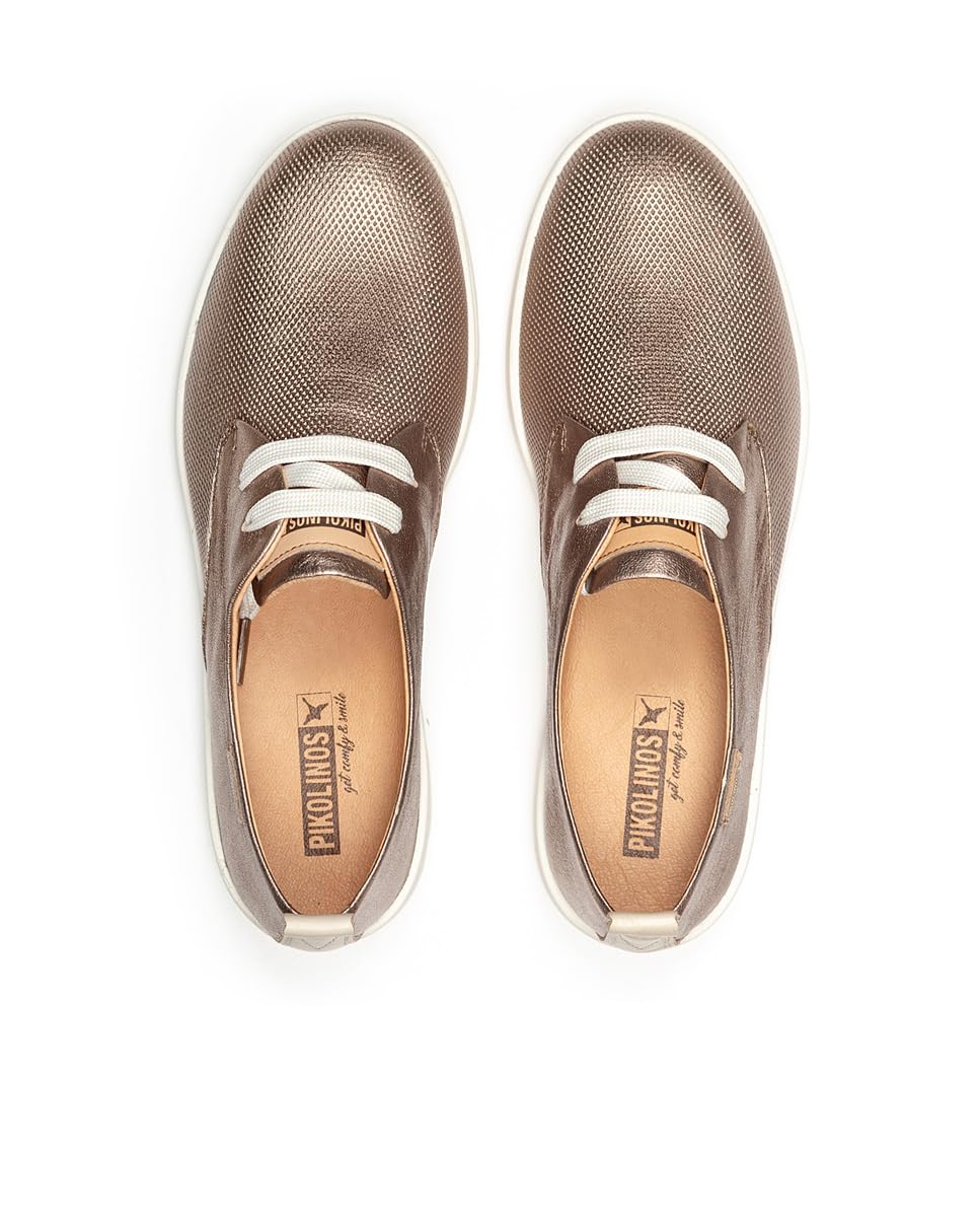 Pikolinos Madrid Zapatos Cordones Mujer | en Cuero | Suela Extraligera