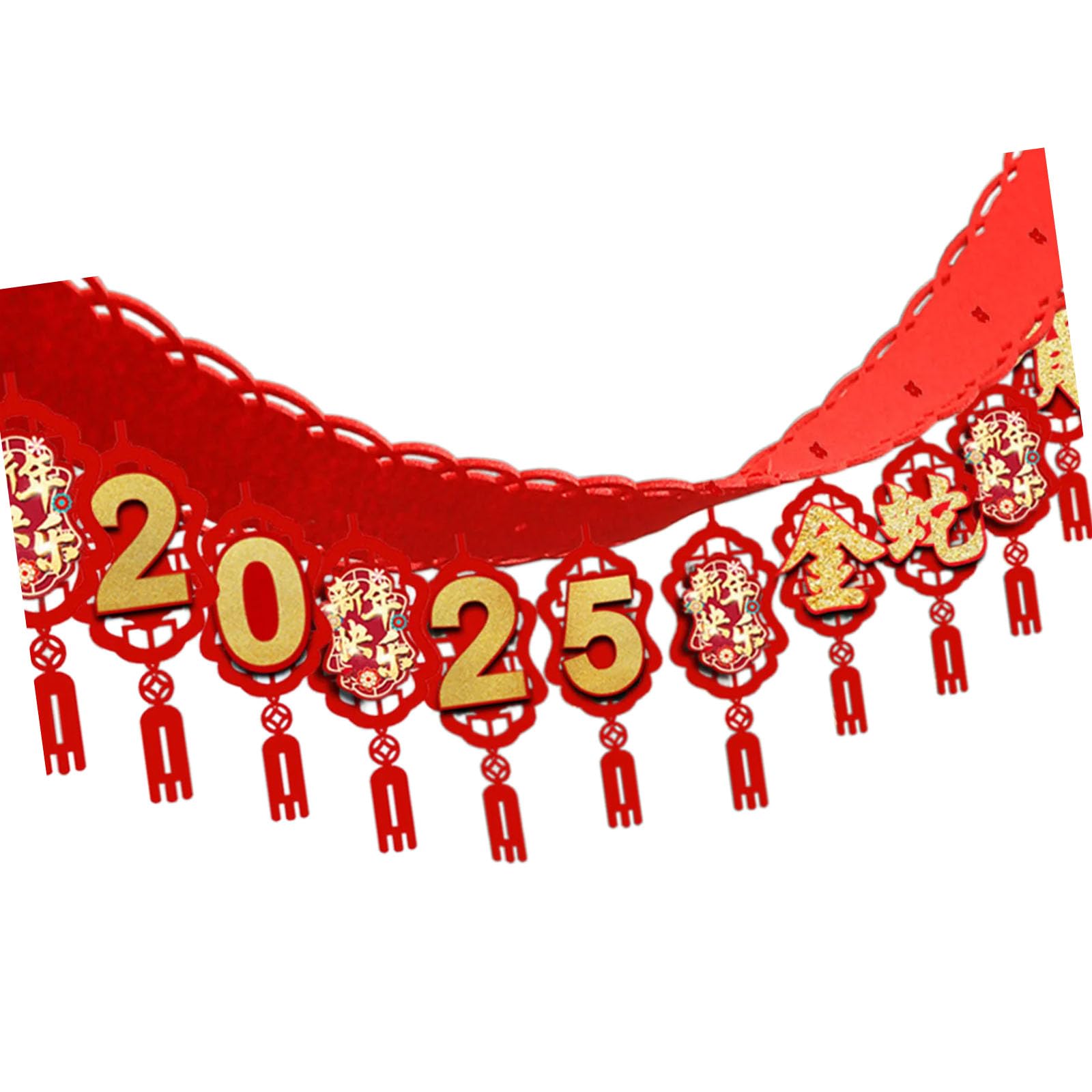 Buxuaaaa Chinese New Year Decoration 2025 Year of the Snake Hanging Ornament for Spring Festival Celebration and Home Decoration Cultural Theme