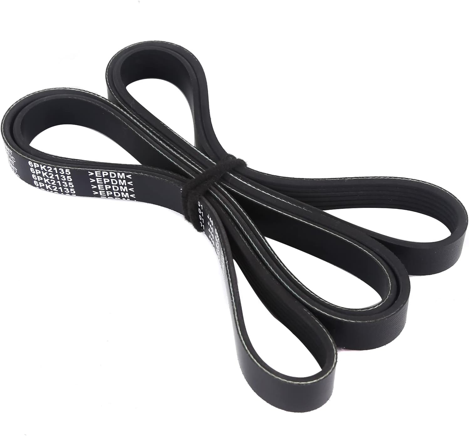MOCA 6PK2135 EPDM Serpentine Belt fit 05-12 for Honda & 05-07 for Mercury Montego & 12-15 for Mercedes-Benz & 10-11 for Kia & 05-07 for Ford & 06-10 for Dodge & 06-10 for Chrysler & 03-12 for Acura