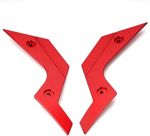 Vista 2 de MOWOK Para Kawasaki Z900 Z900SE Z 900 ABS 2020 2021 2022 2022 2023 2024 Accesorios de motocicleta Parabrisas Parabrisas Placa decorativa (rojo)