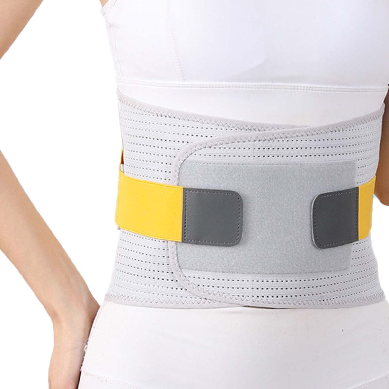 Ueasy Back Brace Upgrade for Women Men Fitness Back Support Belts Weight Loss Waist Belts for Lower Back Pain Relief (Medium)