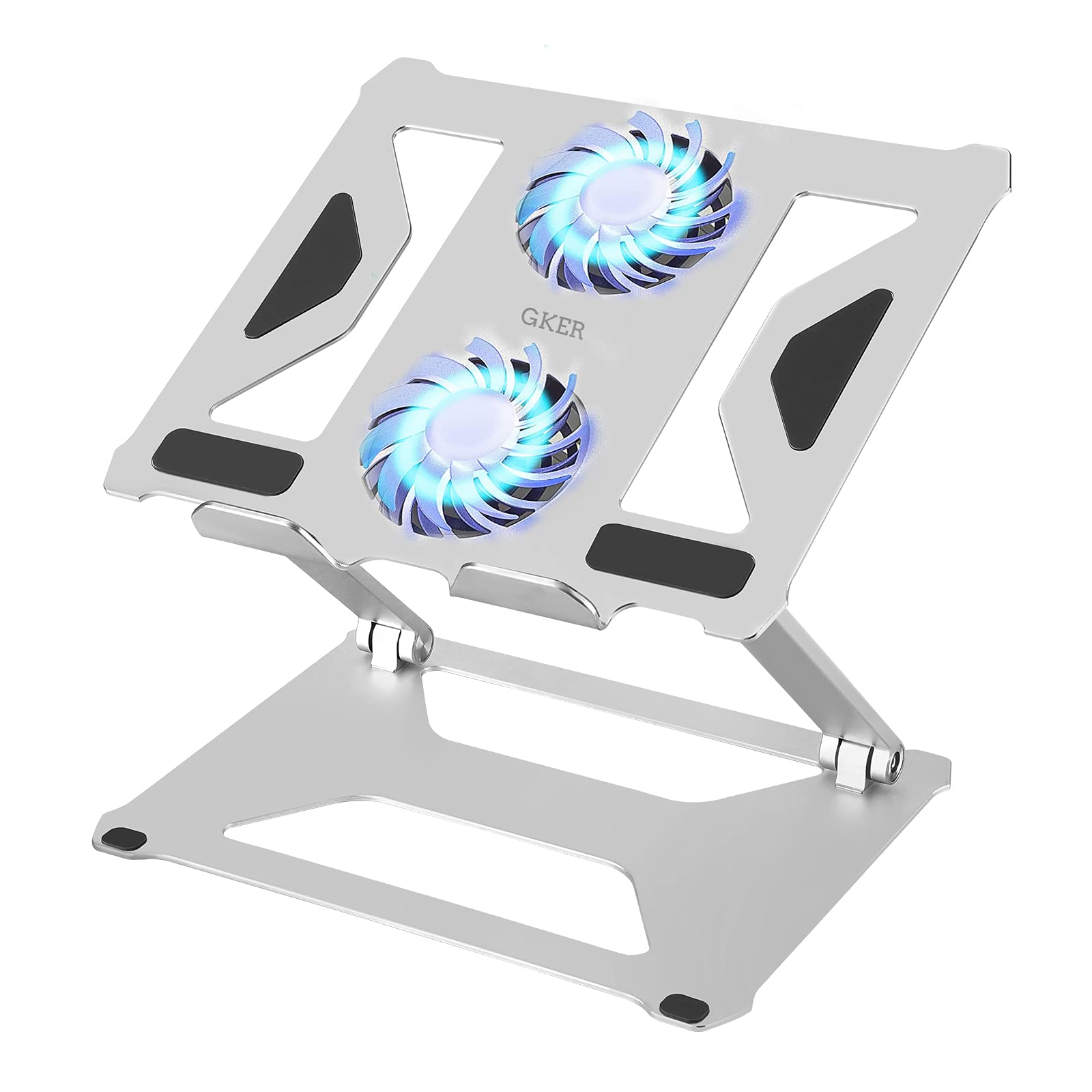 Buy GKER Laptop Stand, Aluminum Laptop Cooling Stand with 2 Fans