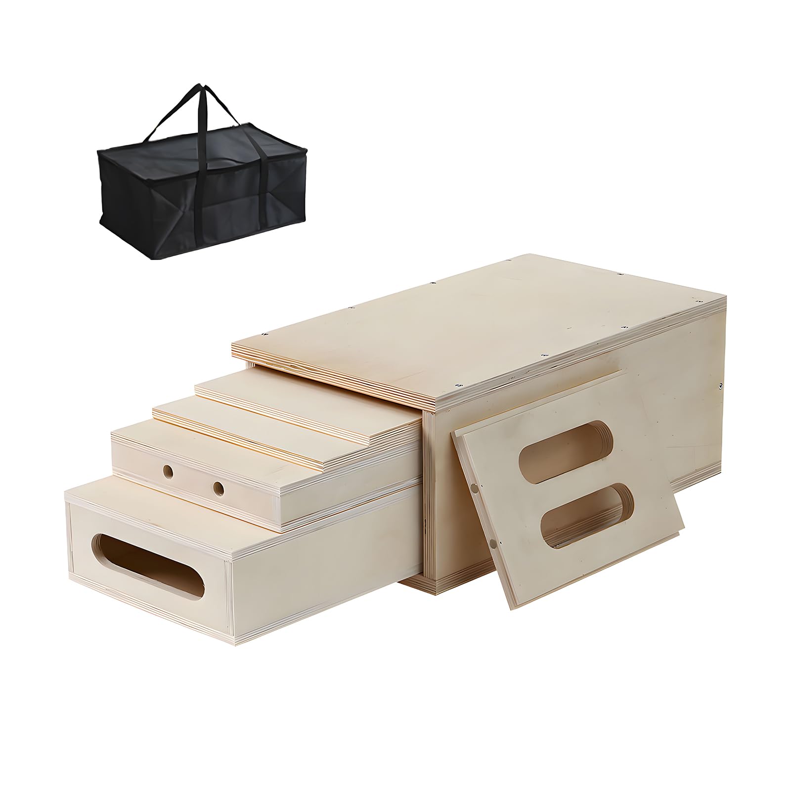 Amazon.com: OCKYOOZ Modern Wooden 5 Size Photography Apple Box Set
