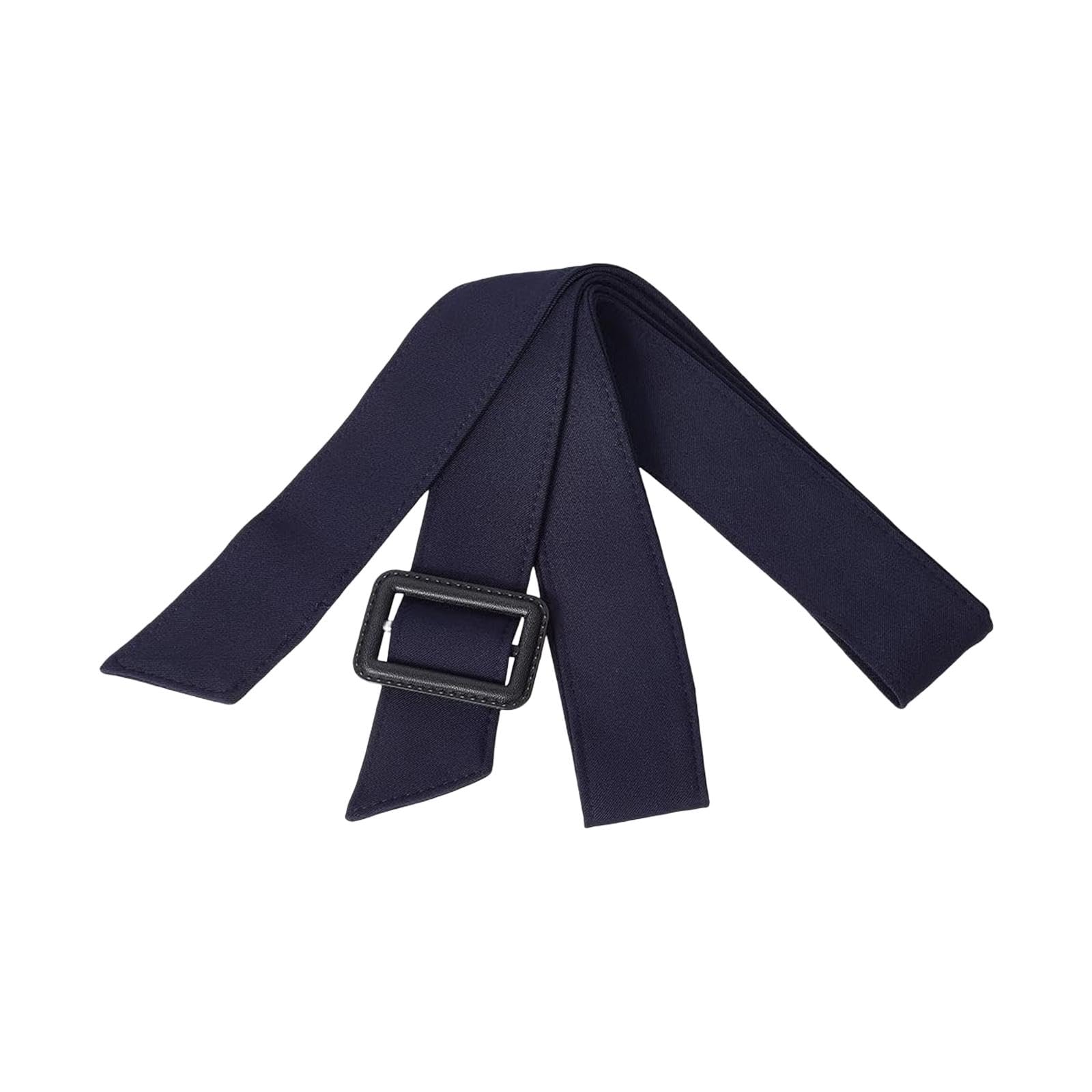 Women Trench Coat Belt Portable Outerwear Strap for Shirt Ladies Windbreaker Navy Blue, Belts-image-7