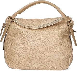 Borsa hobo donna borsa sottospalla in pelle camoscio stampato borsa grande italiana
