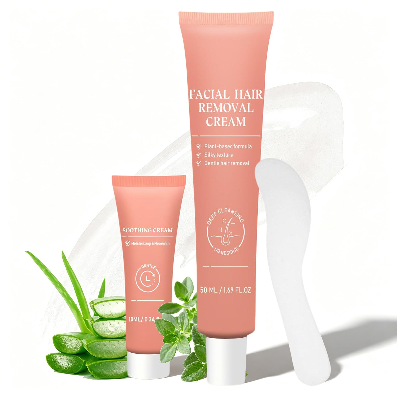Facial Hair Removal Cream for Women, Painless & Gentle, Zero Dark Spots