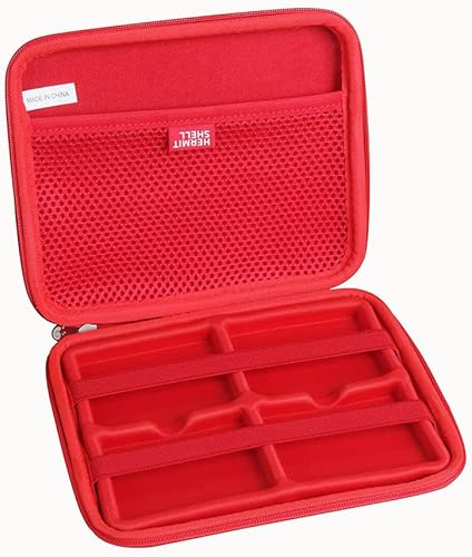 Miniatura 3 de Hermitshell Funda de viaje rígida para Samsung T5 SSD portátil 250GB 500GB 1TB 2TB USB 3.1 unidad externa de estado sólido (funda para 4 discos