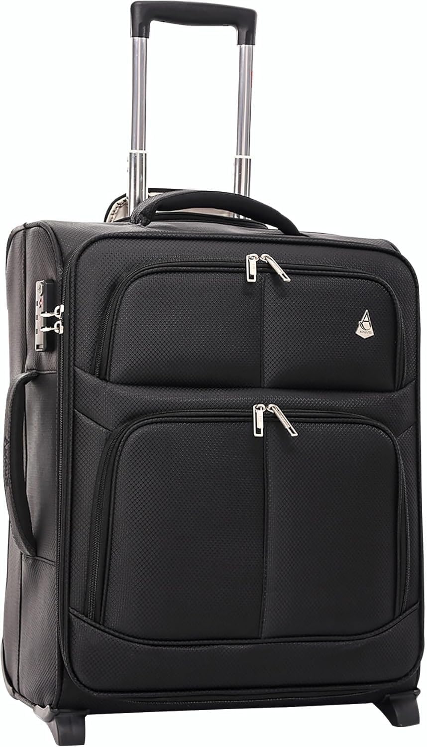 Aerolite espandibile 55x40x20 a 55x40x23 Valigia leggero Trolley Bagaglio a mano