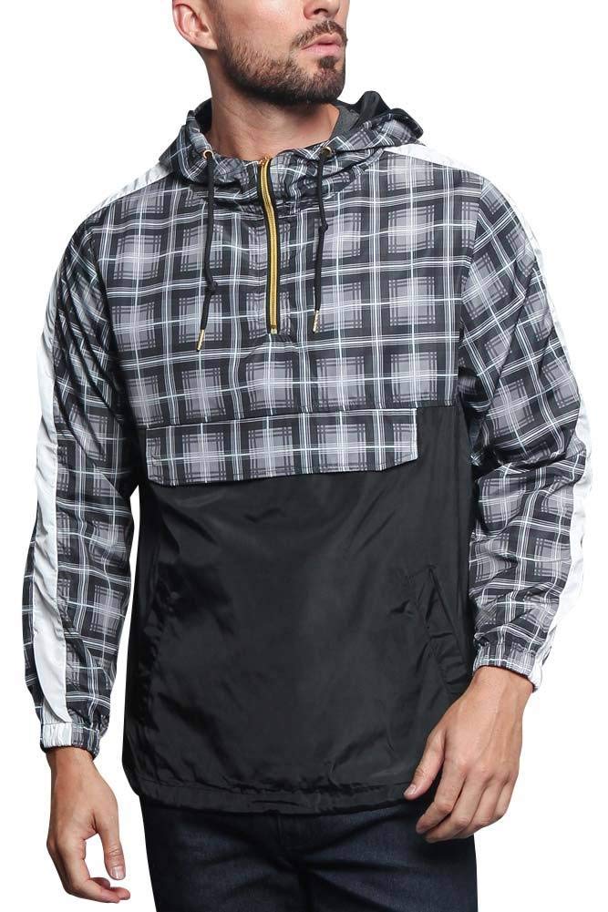 G-Style USAMen's Waterproof Windbreaker Coach Jacket