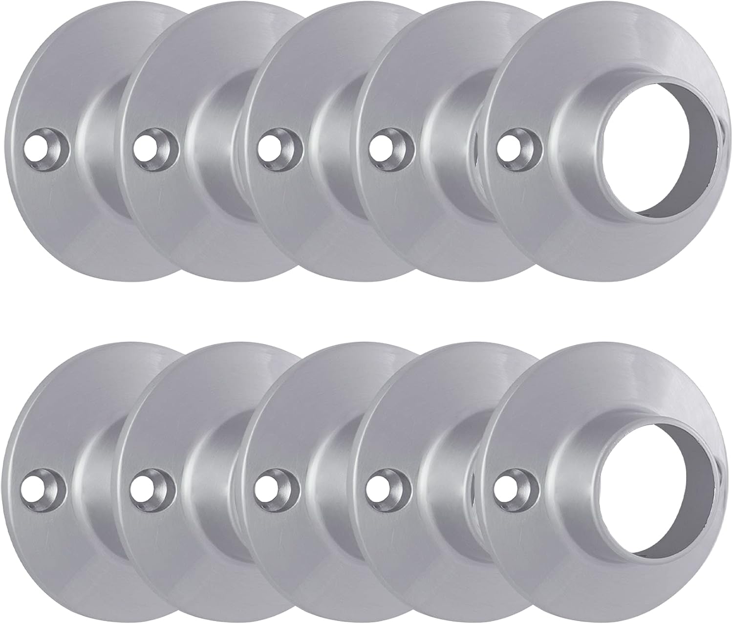 Design House Shower Rod Brackets, 10-Pack, Polished Chrome 10 Piece : Home & Kitchen