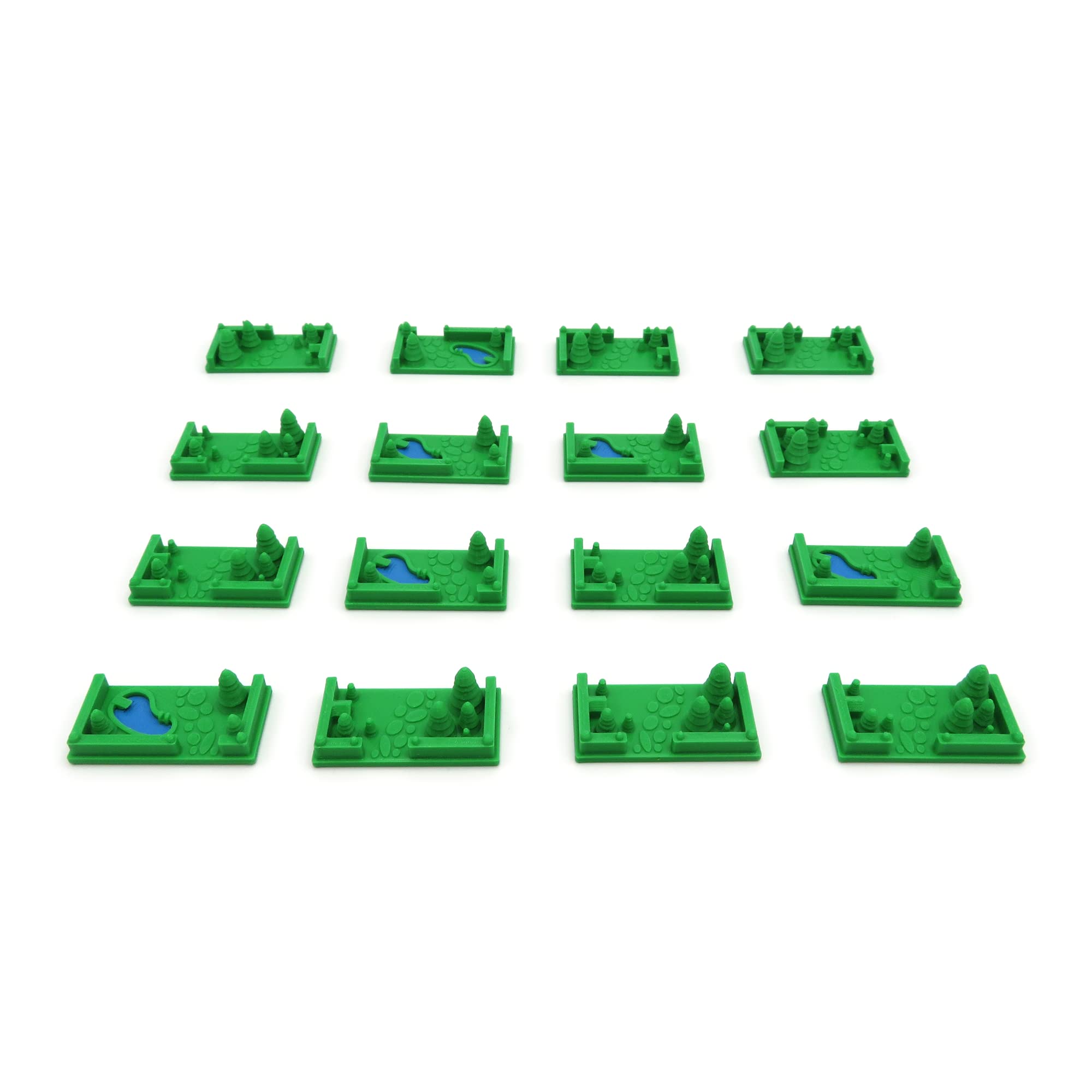 Pack de Mejora para Food Chain Magnate™ | 55 Piezas | Restaurantes, Casas, Jardines y Soportes de Carteles | Accesorio Premium para Juego Base