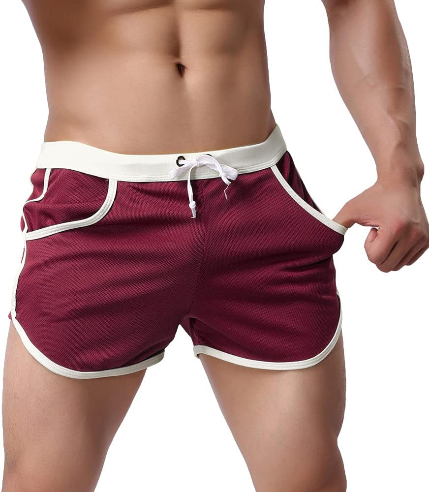 Men's Running 3 in Mesh Booty Shorts Gym Workout