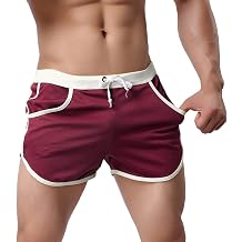 Rexcyril Mens Running Workout Bodybuilding Gym Shorts Athletic Sports Casual Short Pants
