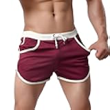 Rexcyril Men's Running Workout Bodybuilding Gym Shorts Athletic Sports Casual Short Pants