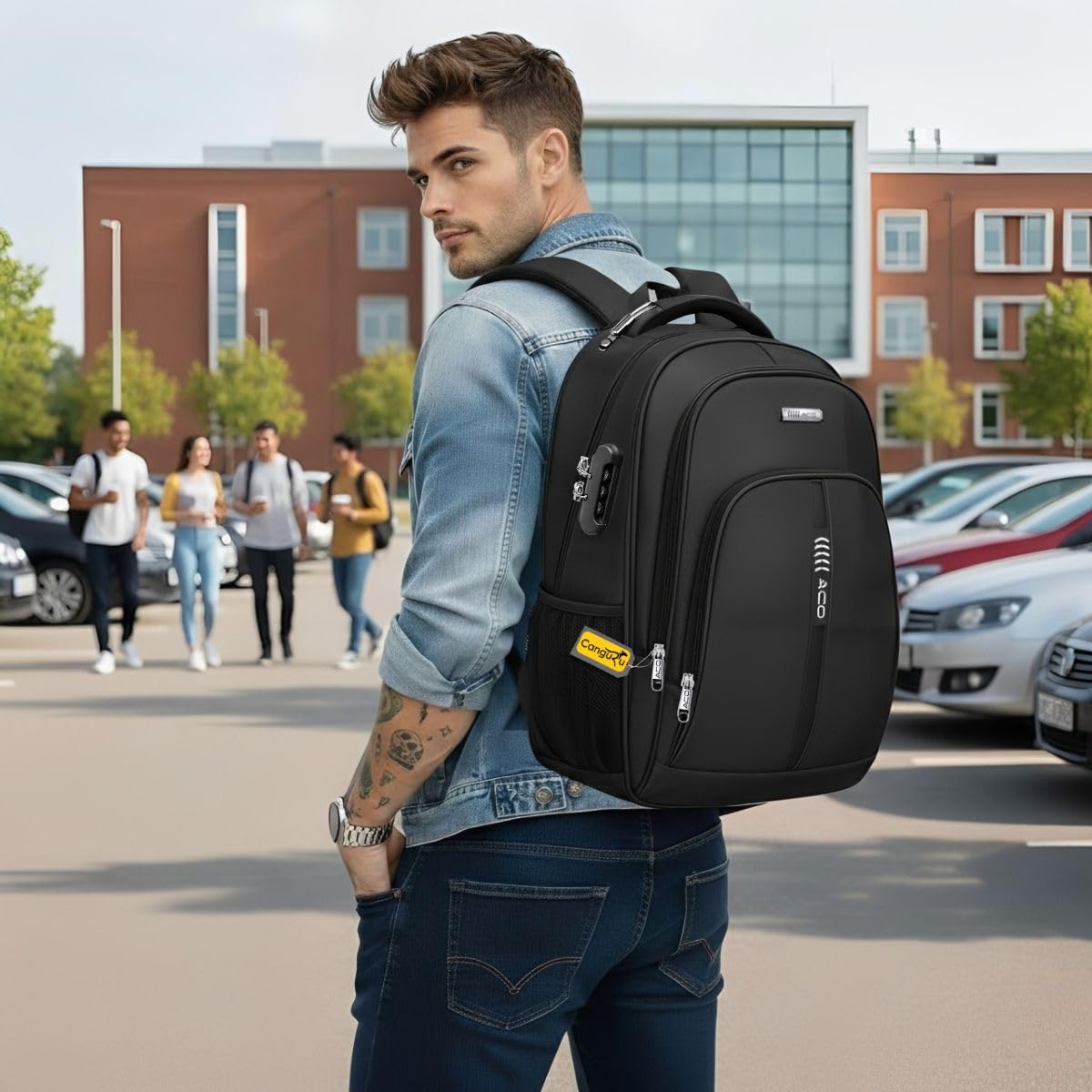 Mochila Masculina Feminina Notebook Bolso Antifurto Escolar Faculdade Dia a Dia Reforçada Resistente a Agua Saída usb/Fone (Preto) em promoção! Veja a oferta e mais achadinhos de Bolsas 3 Hoje é o melhor dia para comprar Mochila Masculina Feminina Notebook Bolso Antifurto Escolar Faculdade Dia a Dia Reforçada Resistente a Agua Saída usb/Fone (Preto) com aquele preço maroto! Promoção! Aproveite a oferta! 3