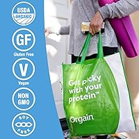 Vista 4 de Orgain Proteína vegana orgánica en polvo + verduras, vainilla – 0.81 onzas de proteína a base de plantas, sin gluten, sin lácteos, sin lactosa, sin