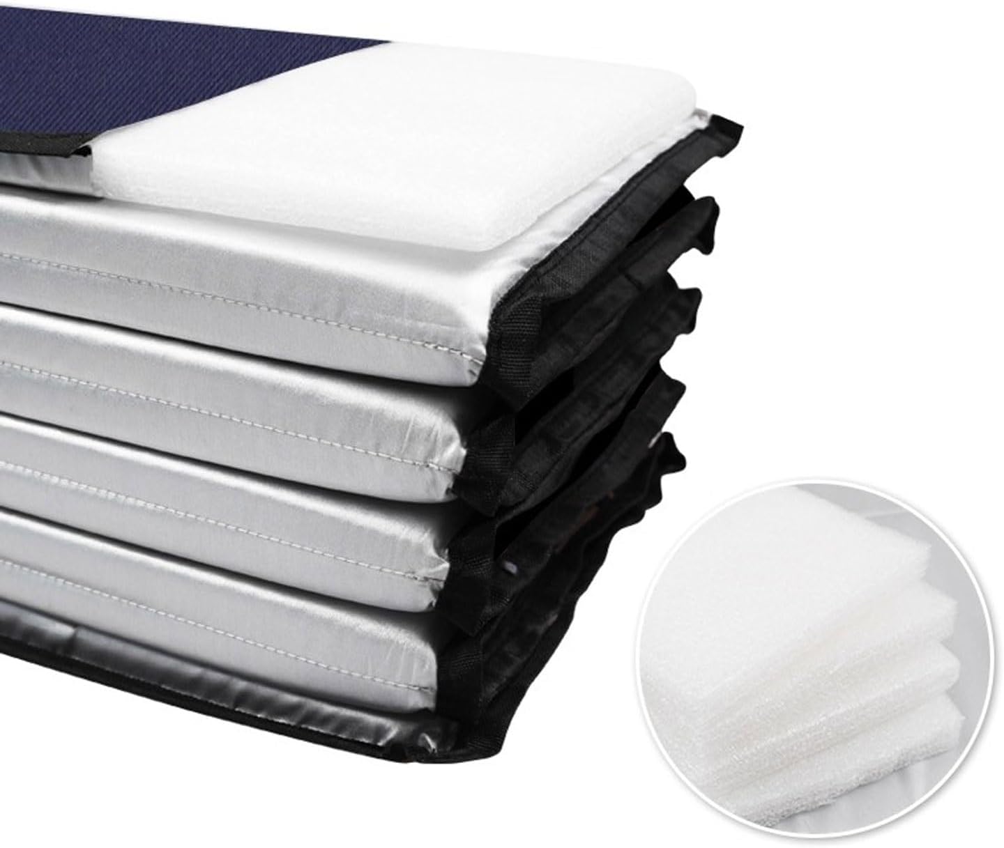 Cot Mattress Portable Camping Sleeping Mat Soft Comfortable Non-Slip Pad for Camp RV Bunk Backpacking Tent Guest Bed