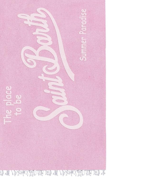 Saint Barth MC2 TELO MARE IN COTONE FOUTAS ROSA 2110
