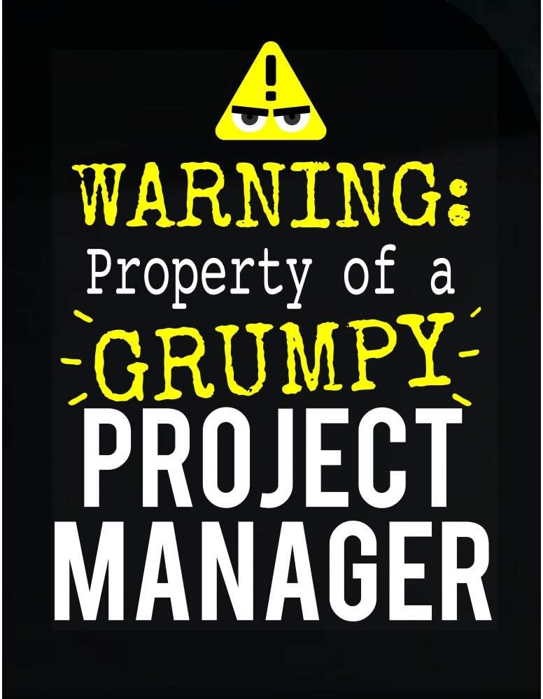 Amazon.com: Warning! Grumpy Project Manager - Transparent Sticker ...