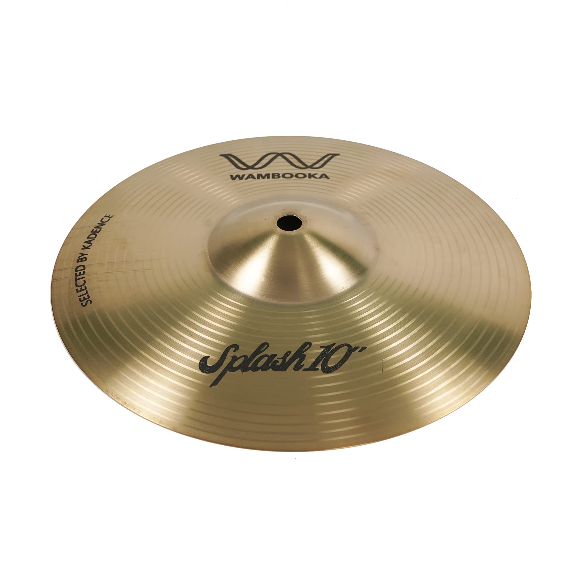 Cymbals HCS Plano Splash 10 pulgadas (25,4 cm) para batería – Acabado tradicional de aleación