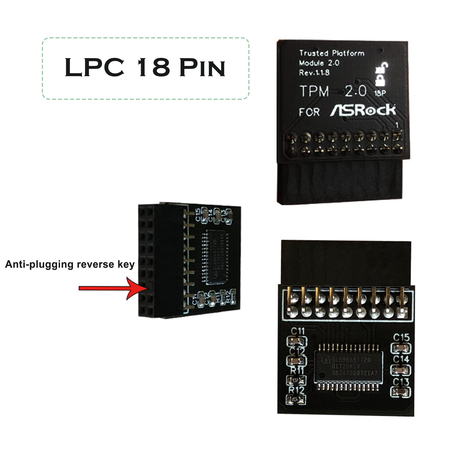 TPM2.0 モジュール LPC 14ピンSLB9665 ASUSマザーボード用 Amazon.co.jp: NewHail TPM2.0 モジュール LPC 14ピンモジュール