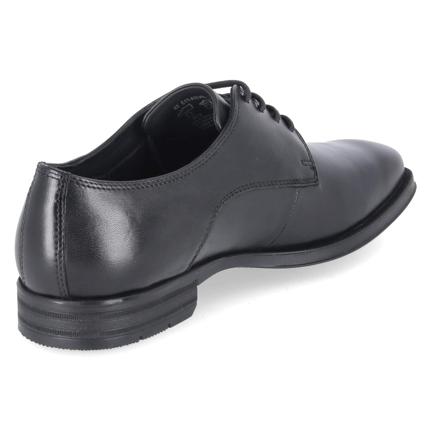 Salamander E11AUU011000-1000 Chaussures d'affaires en cuir lisse pour homme Noir Pointure 40