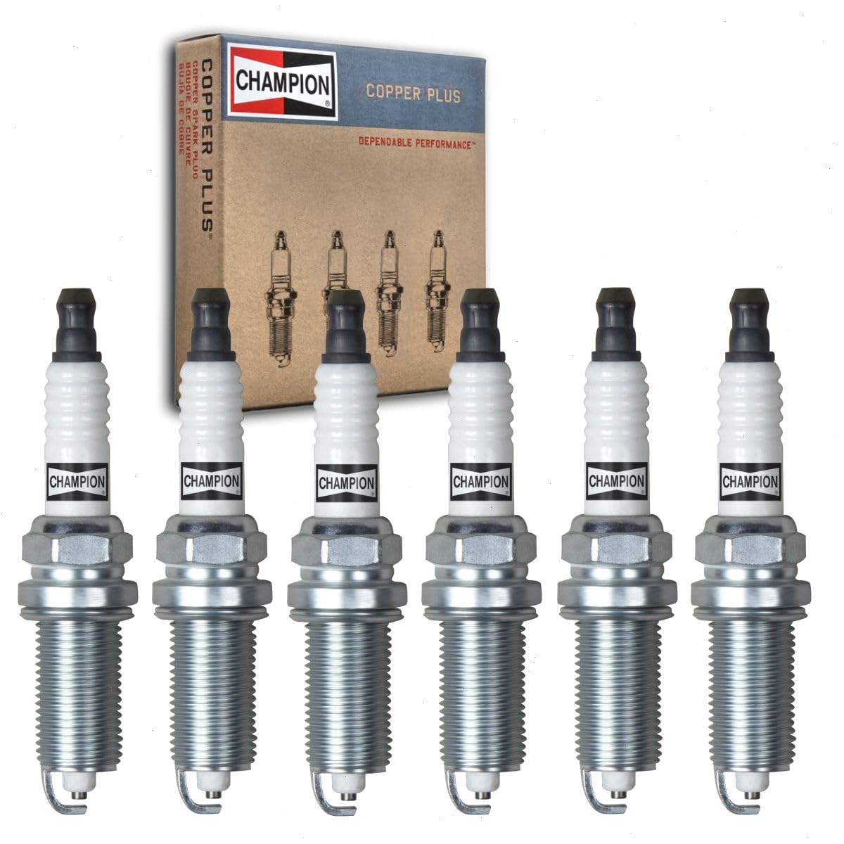 Champion Copper Plus Spark Plugs (6 Pc)