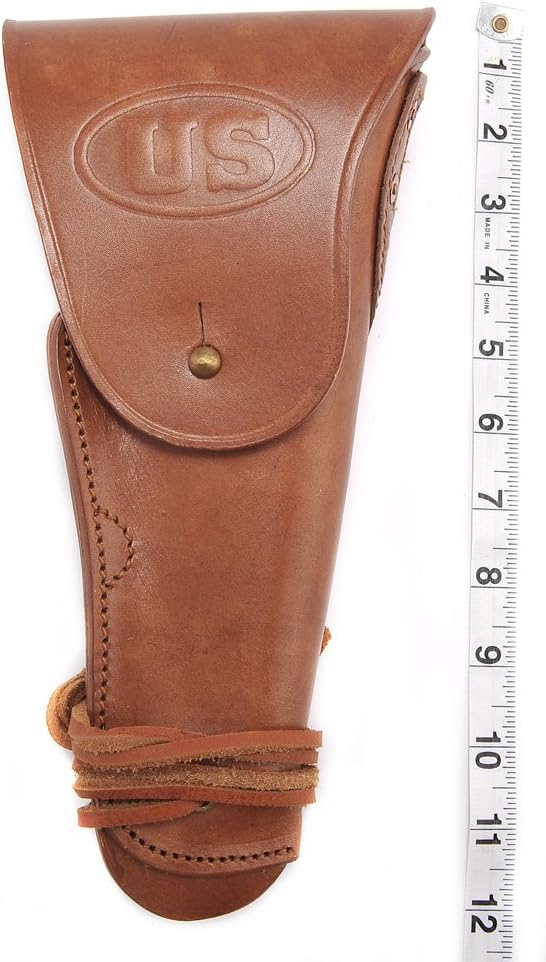 US WW1 M1916 Model 1911 .45 Holster Marked JT&L 1917 Premium Drum Dyed Leather
