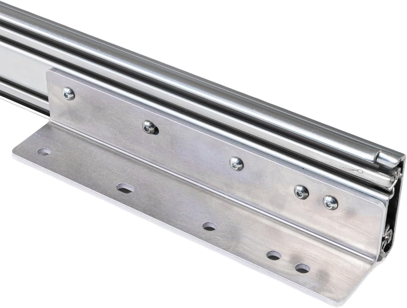 BRASOM Auszugsschienen mit Schubladenhalterunge - 2 Stück, 500mm, Schwerlastauszug 250kg, 20 inch, Heavy Duty Schubladen Schienensystem, Kugellager