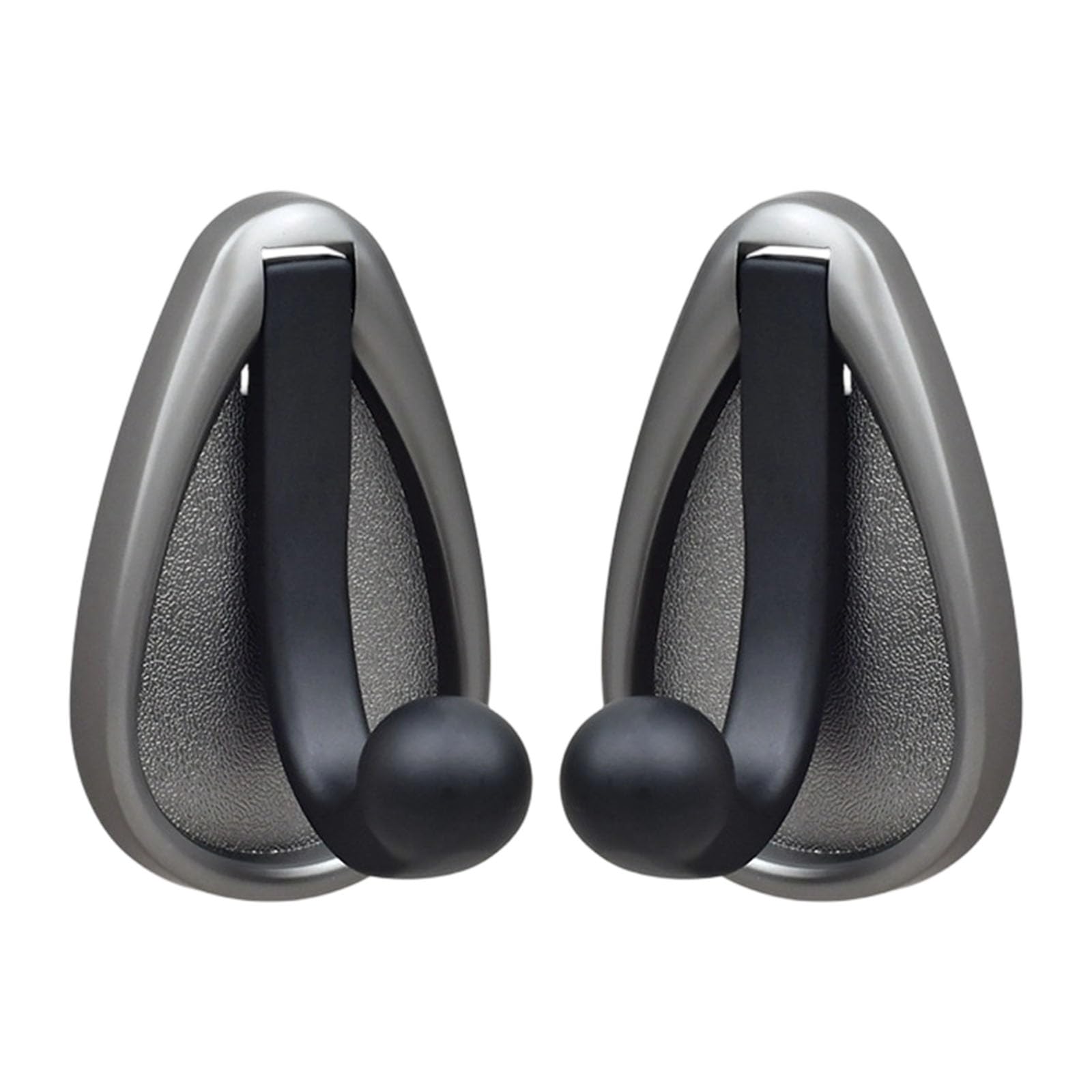 Tsophreniq Gray Black Easy Install Kirsite Hook Simple Decors Strong And Sturdy Hanging Hook For Coat Hats Bags Wall Mount Sturdy