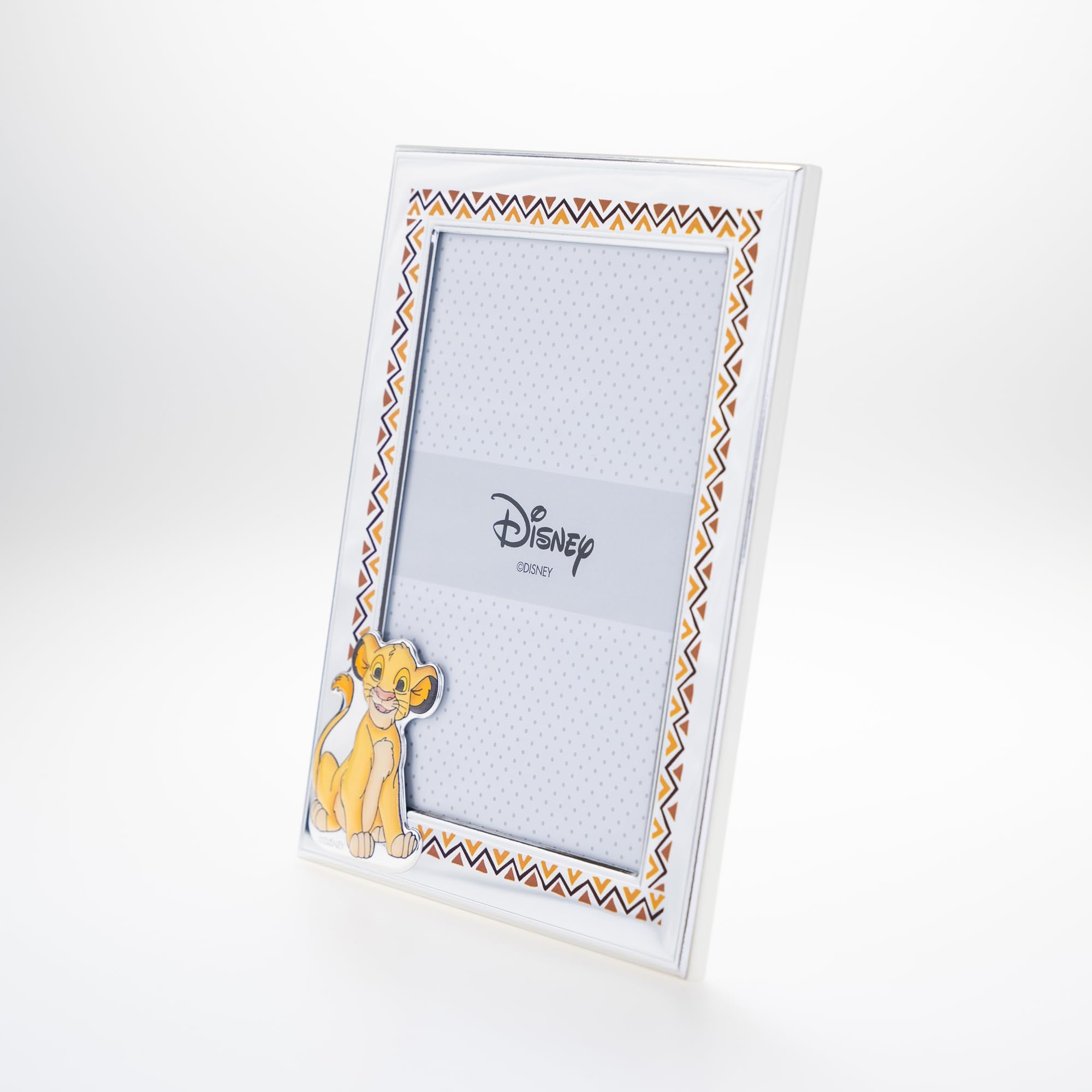 VALENTI & CO. – Disney Baby – Re Leone Simba - Cornice Portafoto in Argento per Bambini, Idea Regalo Battesimo, Nascita o Compleanno (13x18 cm) - 3