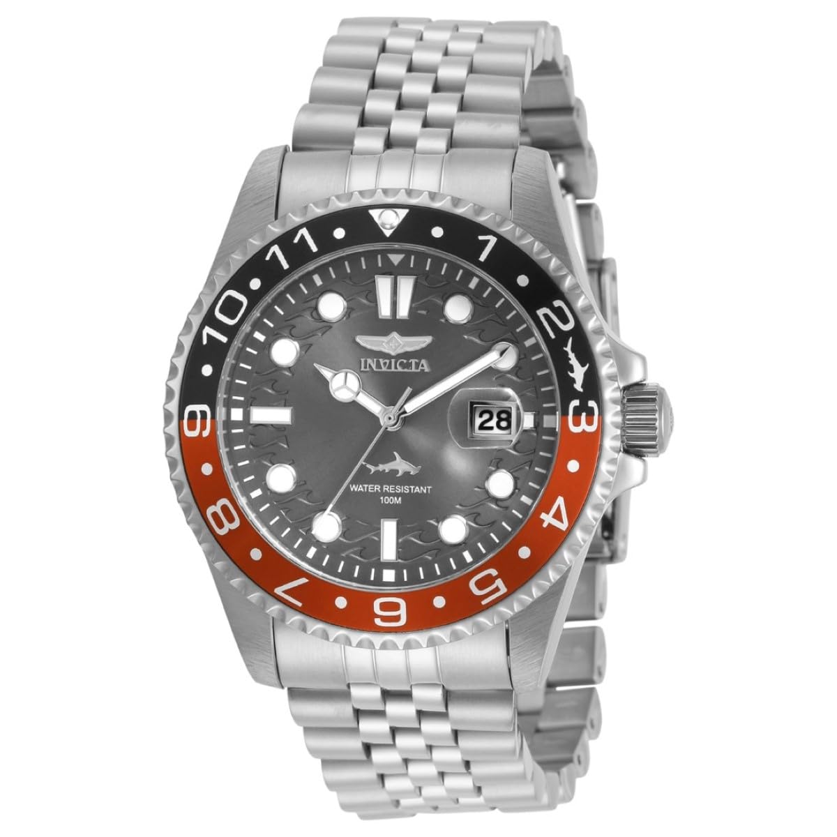 Invicta Men's Pro Diver Quartz Watch with Stainless Steel Strap, Gold, Silver, 22 (Model: 30621, 30622)-picture-42