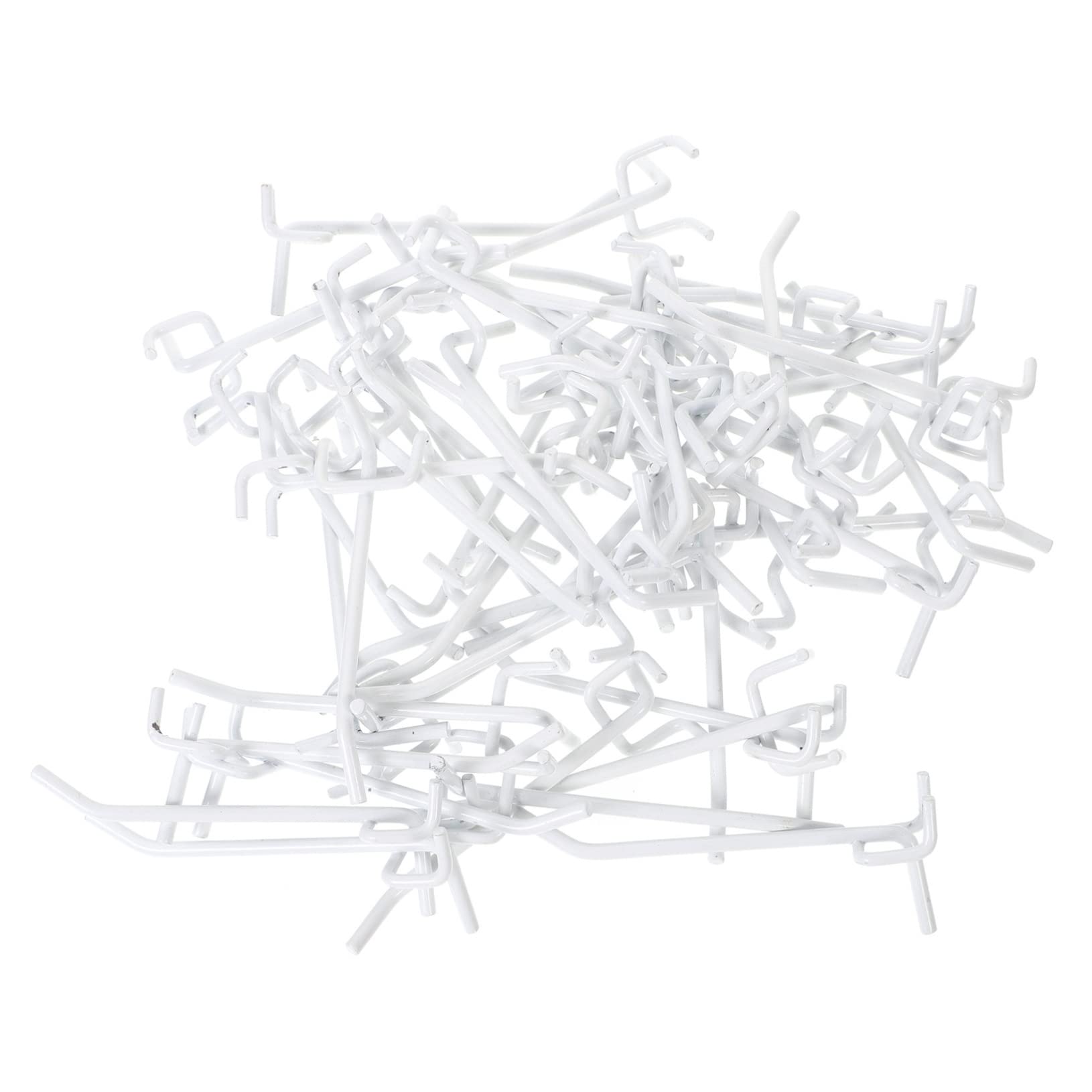 MAGICLULU 50pezzi Ganci Per Pannelli Forati in Resistenti Adatti Pannelli Forati Piastre Rete Parete Per Organizzare Utensili Articoli Per Dettaglio Oggetti Artigianali