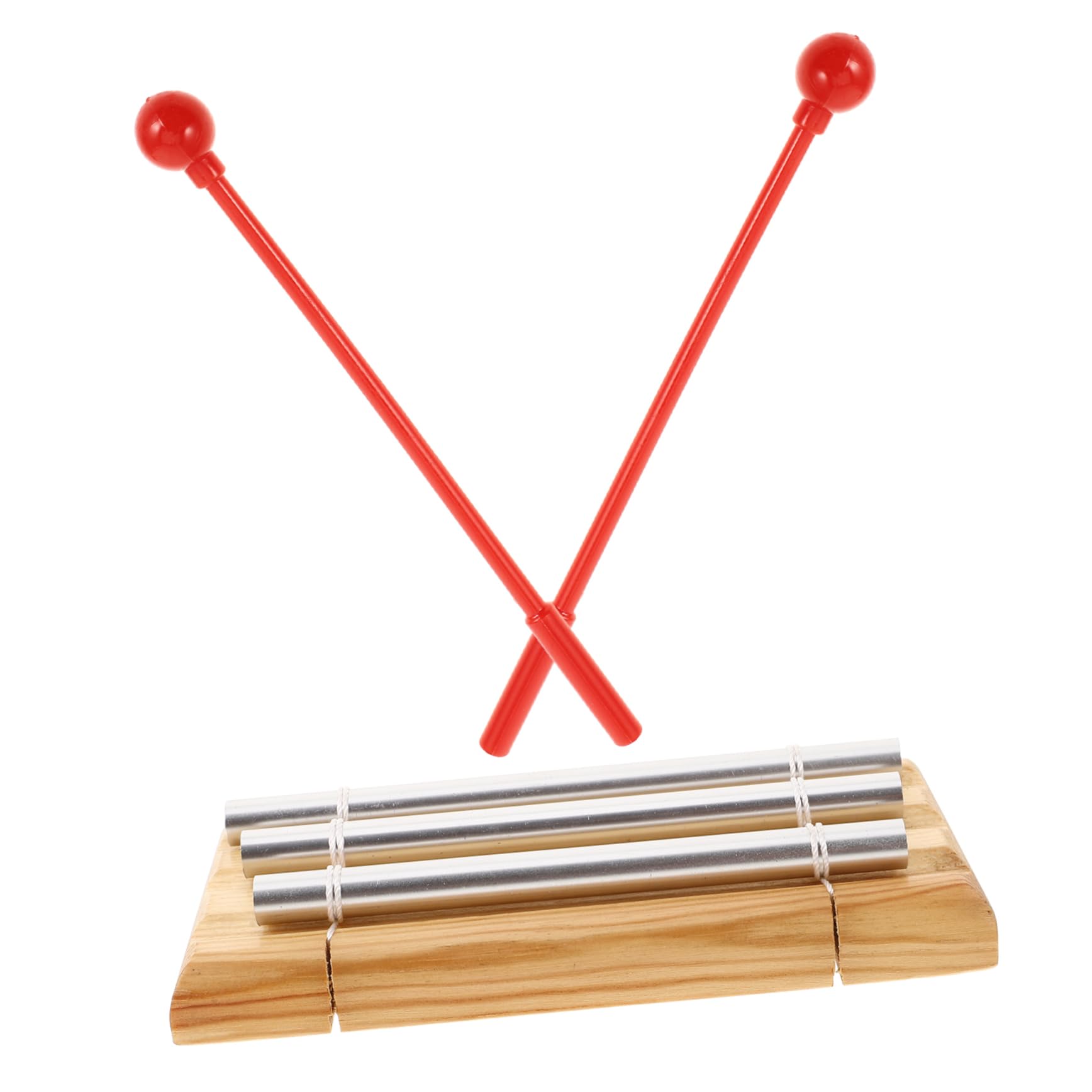 OFFSCH Three Tone Chime Bell Musical Instrument Chime Boys and Girls Educational Yoga Tool Classroom Management Bell Hand Held