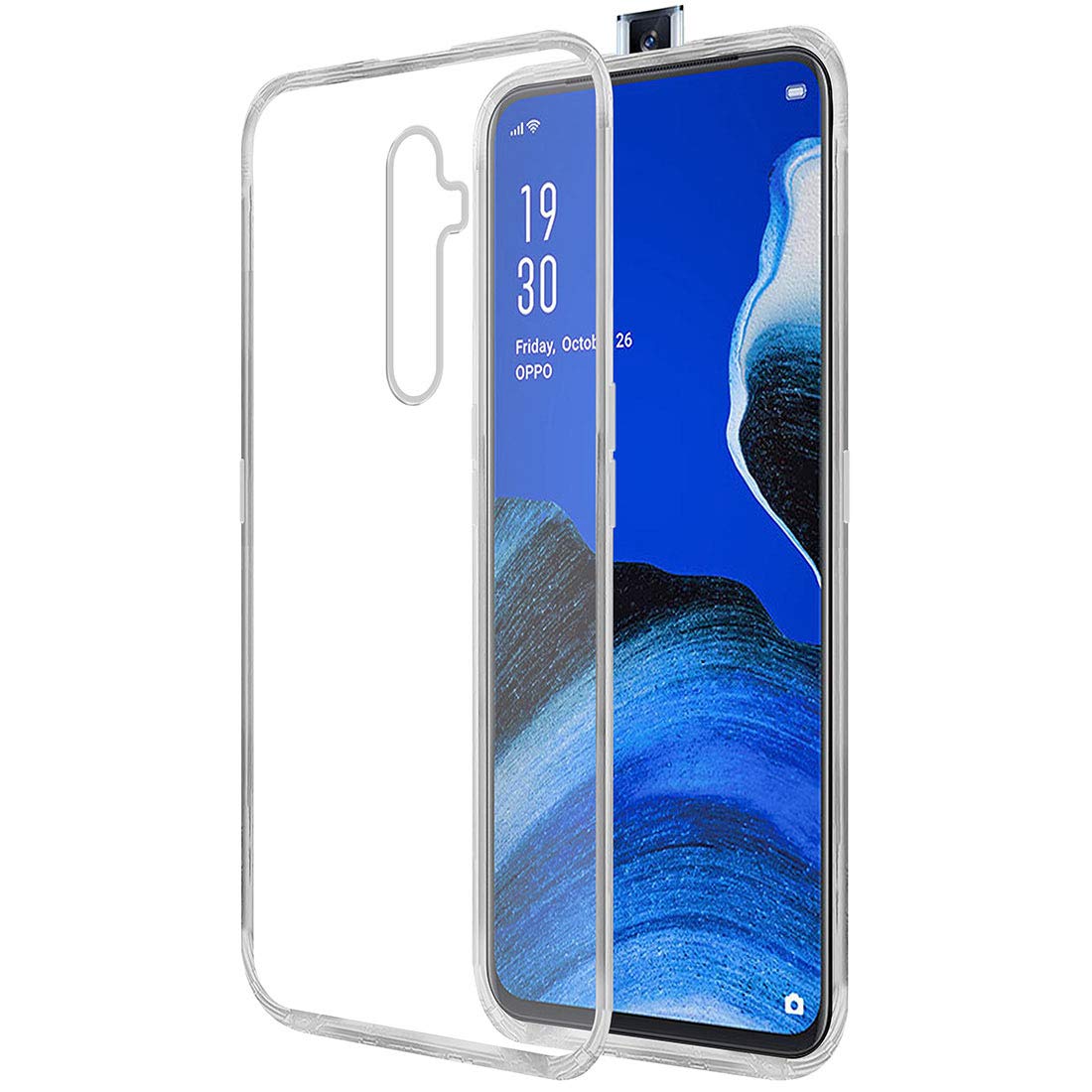 Amazon Brand - Solimo Mobile Cover for Oppo Reno 2Z (Soft & Flexible Back Case), Transparent (B083PD86FN) Amazon Price History, Amazon Price Tracker
