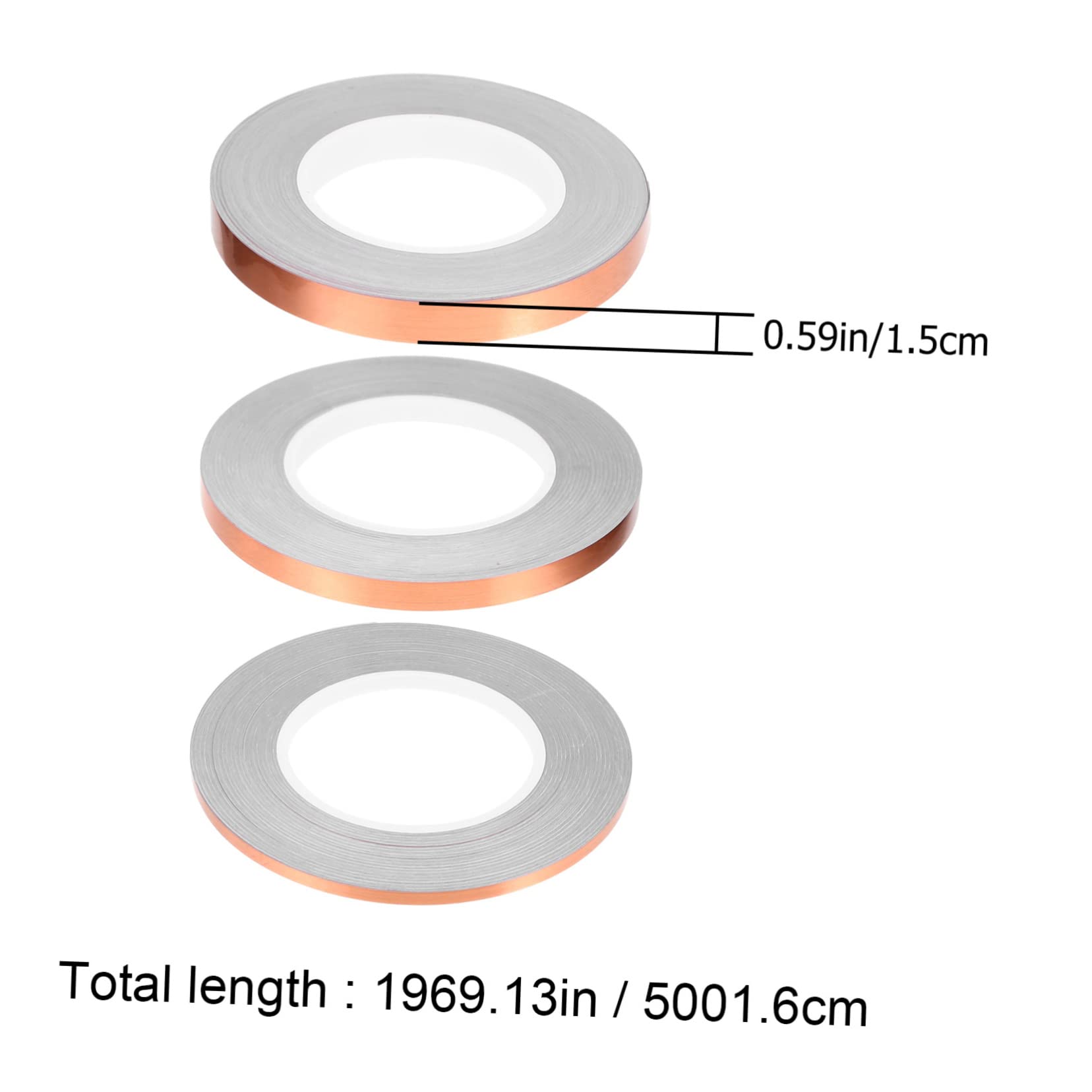 CIYODO 3 Rolls Self Adhesive Waterproofing Tape for Tile Seams Floors White 50m/roll