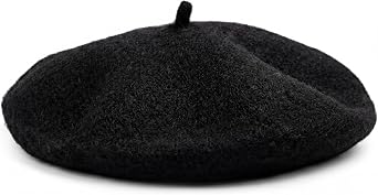 SATINIOR Kids Beret Hat French Beanie Cap Artist Wool Hat Beret Artist Costume for Children Kids Girls