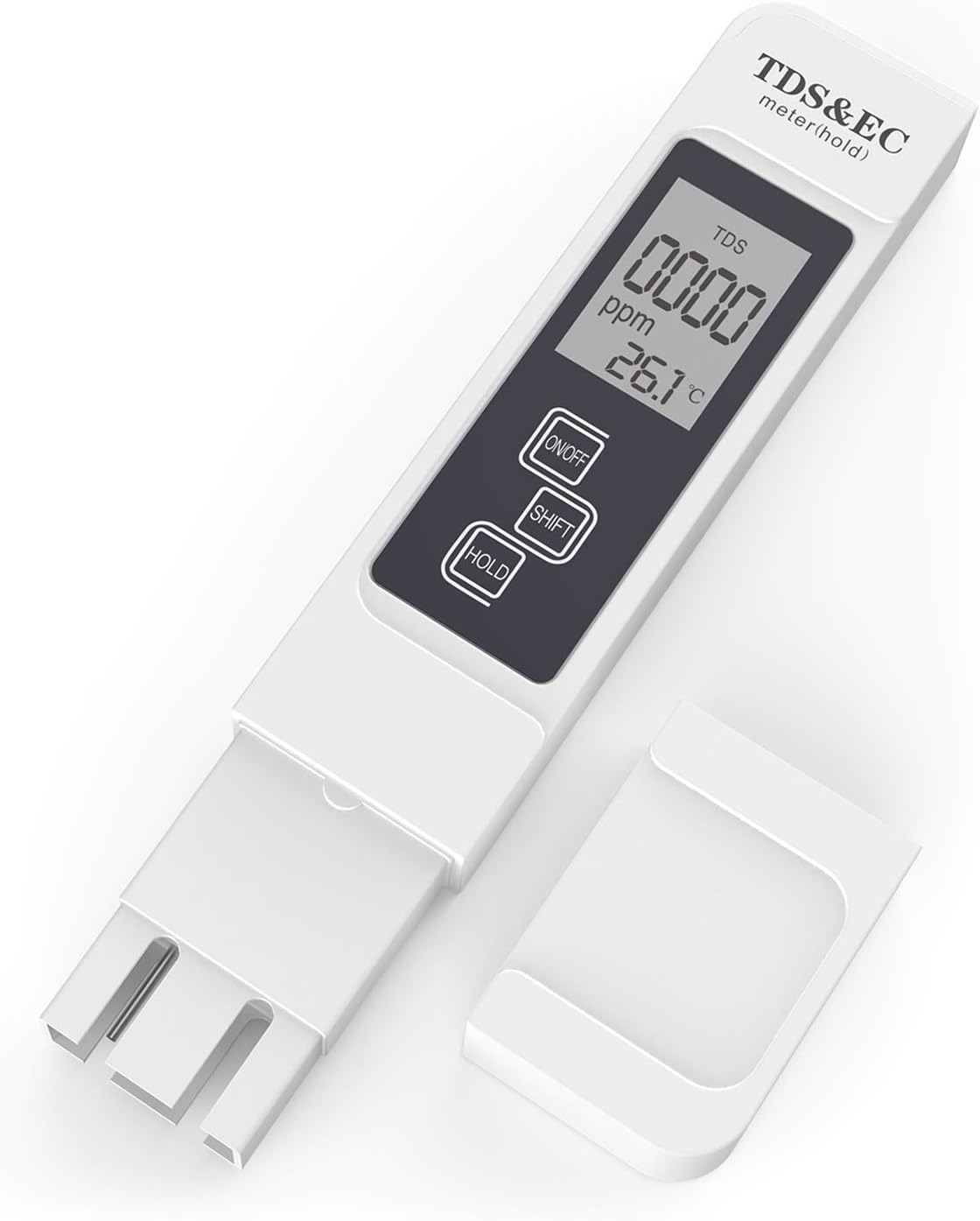 PPS HomeZ (3 in 1) Digital Water TDS EC and Temperature Meter, Purity Tester, ATC Function, 1ppm Resolution, 0-9990 ppm.