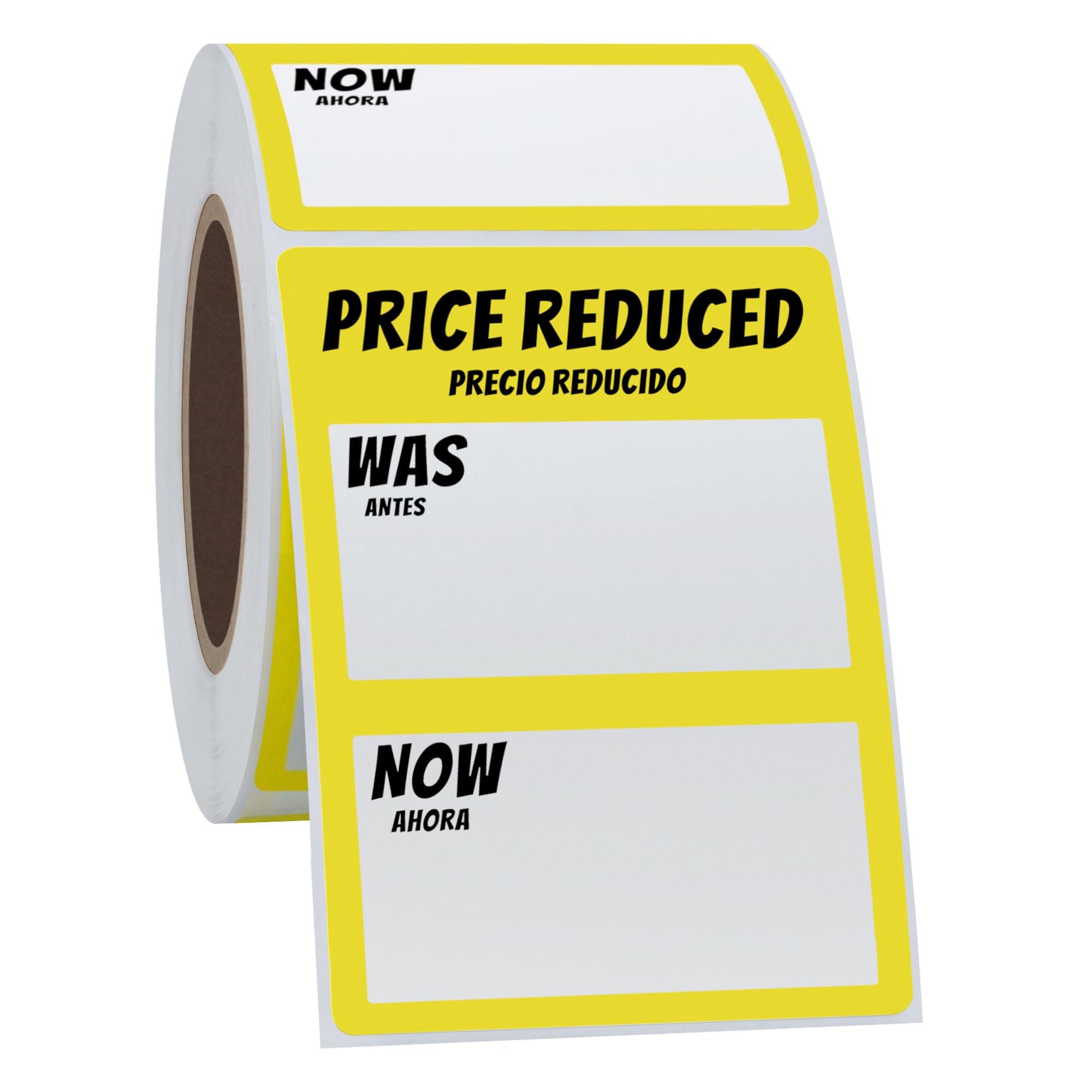 Eye-catching 51x76mm Price Reduced was Now Retail Sale Labels, Writing Record Tags Sticker 300 Labels